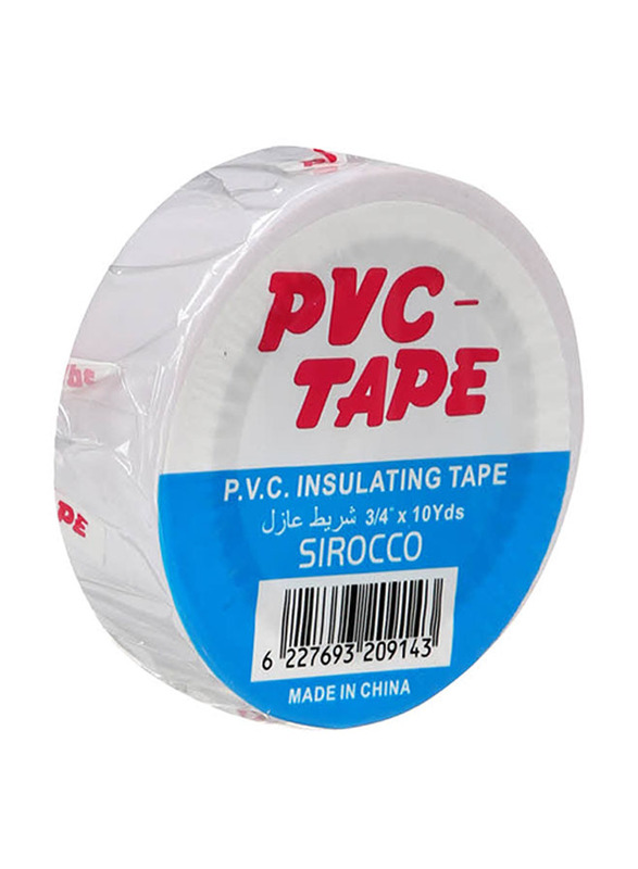 Sirocco Insulation Pvc Tape, 3/4" x 10 Yds