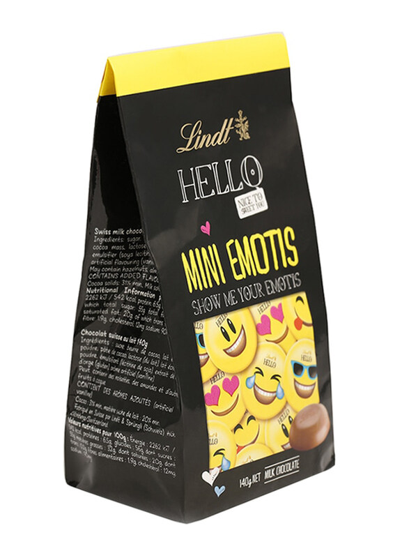 

Lindt Hello Mini Emotis Bags, 1 Piece x 140g