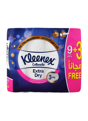 Kleenex Cottonelle Extra Dry Toilet Tissues, 12 x 160 Sheets