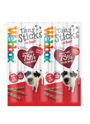 Webbox Tasty Sticks Beef Dog Treat, 6 Pieces, 30g