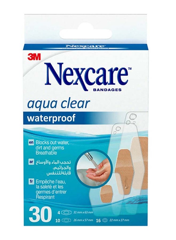 

Nexcare Aqua Clear Bandage, 30 Piece