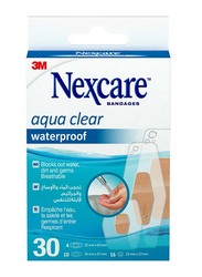 Nexcare Aqua Clear Bandage, 30 Piece