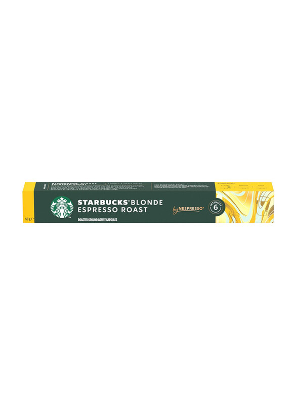 

Starbucks Blonde Espresso Roast by Nespresso Capsules, 53g