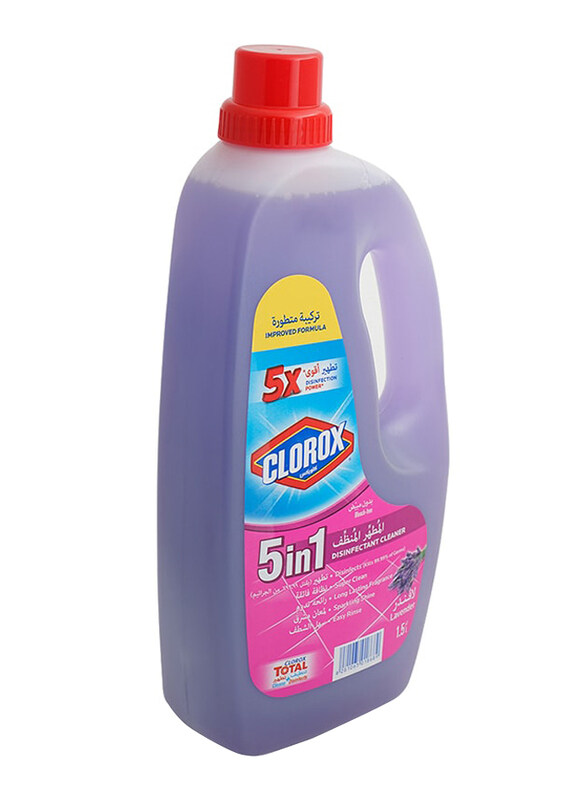 

Clorox 5-in-1 Lavender Disinfectant Cleaner, 1 Piece, 1.5 Liters