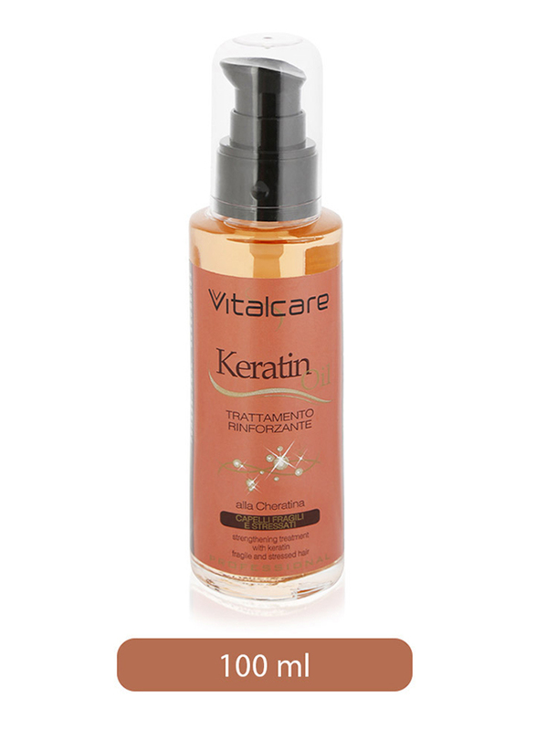 Vital Care Keratin Hair Oil for Damaged Hair, 100ml