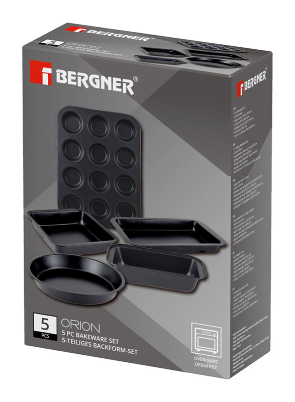 

Bergner Orion Non-Stick Carbon Steel Bakeware Set, 5 Piece
