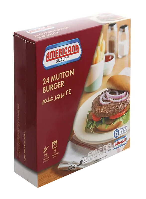 

Americana Mutton Burgers, 24 Pieces, 1344g