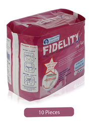 Fidelity Protective Lady Pants Medium Adult Diapers, 10 Pieces