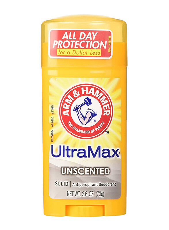 

Arm & Hammer Ultra Max Unscented Antiperspirant Deodorant - 73 g