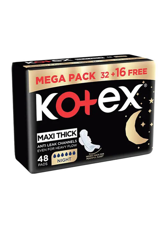 

Kotex Maxi Thick Sanitary Pads - 48-Pads