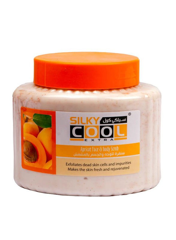 Silky Cool Apricot Face & Body Scrub, 500ml