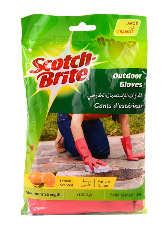 

3M Scotch Brite Lemon Scented Outdoor Glove, Large