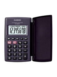 Casio Portable Calculator with Flip Cover, HL820LV, Black