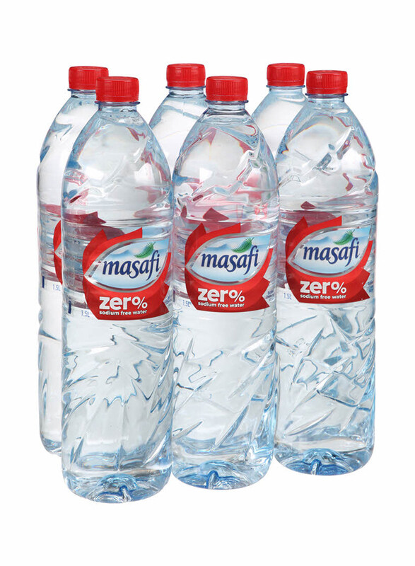 

Masafi Water Zero Sodium, 6 x 1.5 Liter