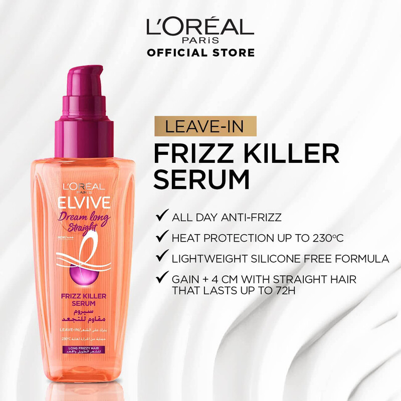 L'Oreal Paris Elvive Frizz Killer Serum for Dry/Frizzy Hair, 100ml