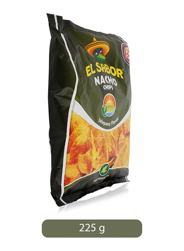 El Sabor Jalapeno Nachos Chips, 225g