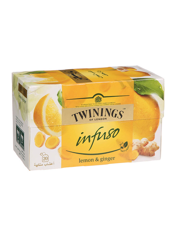 Twinings Infuso Lemon with Ginger, 2 x 20 Bags