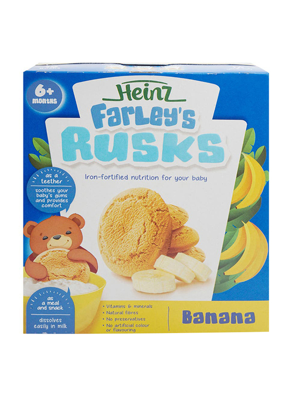 Heinz Farley's Banana Flavour Rusk, 6-12 Months, 300g