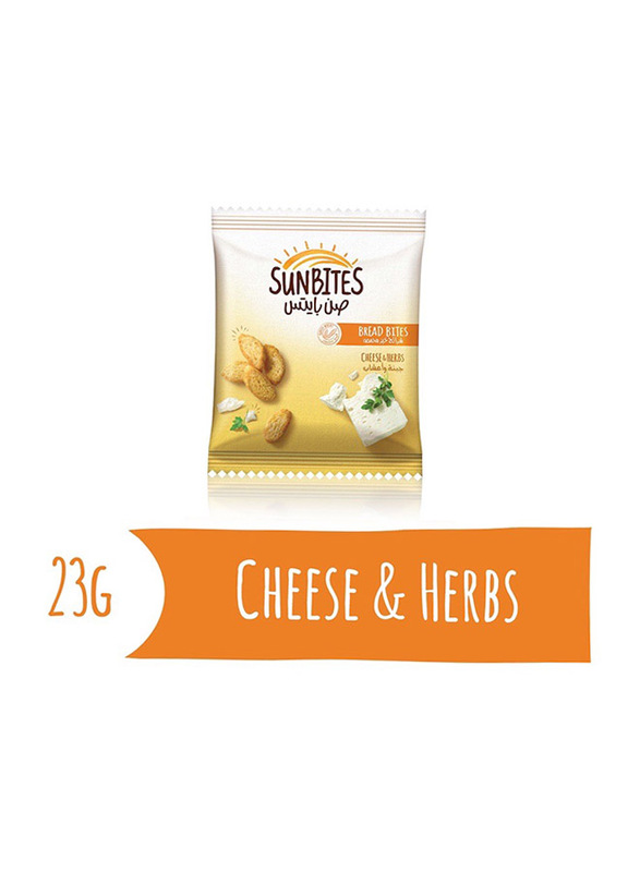 Sunbites Cheese and Herbs Bread Bites, 23g