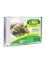 Sanita Club Food Storage Bags Biodegradable No.12, 50 Bags