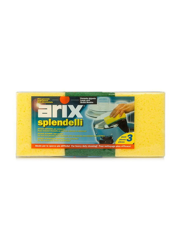 Arix Synthetic Sponge Large, 3 Pieces