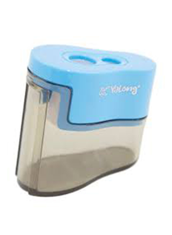 Bookshop Yalong Plastic 2 Hole Sharpener, Blue