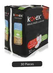 Kotex Designer Super Maxi Sanitary Pads with Wings, 30 Pieces