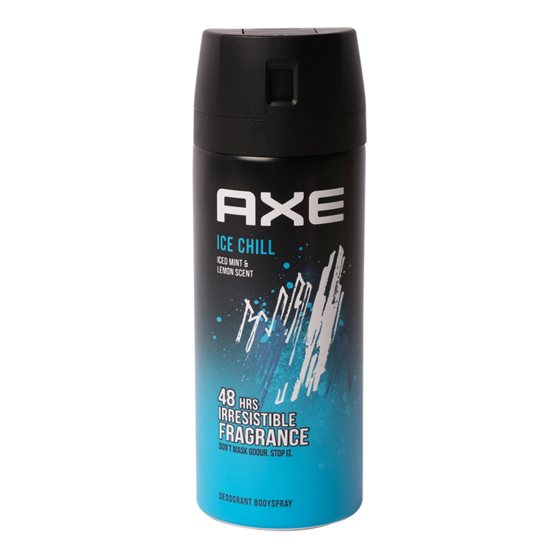 AXE Ice Chill Mint & Lemon Scent Deodorant Body Spray for Men, 150ml