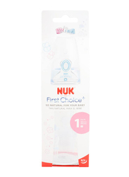 Nuk First Choice Plus Feeding Bottle, 300ml, 0-6 Months, Blue