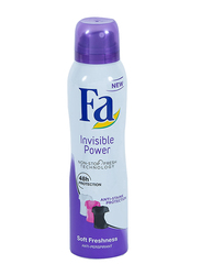 Fa Invisible Power Soft Freshness Deodorant Spray for Women, 150 ml