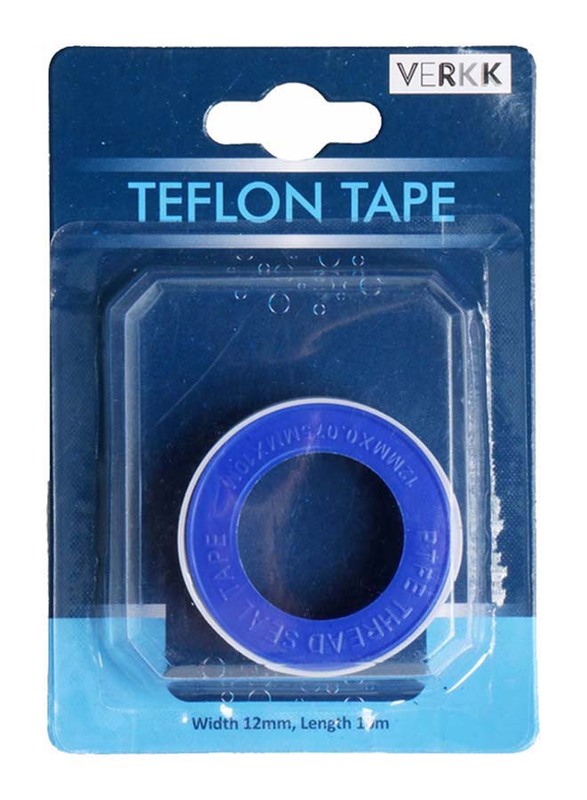 Verkk 10M Teflon Tape Thread Seal Tap, Blue