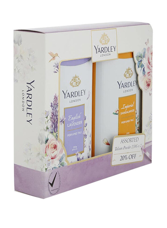 

Yardley London Talc Twin Pack - 2X250gm
