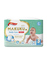 Makuku Daily Care Pants, Medium, 34 Count