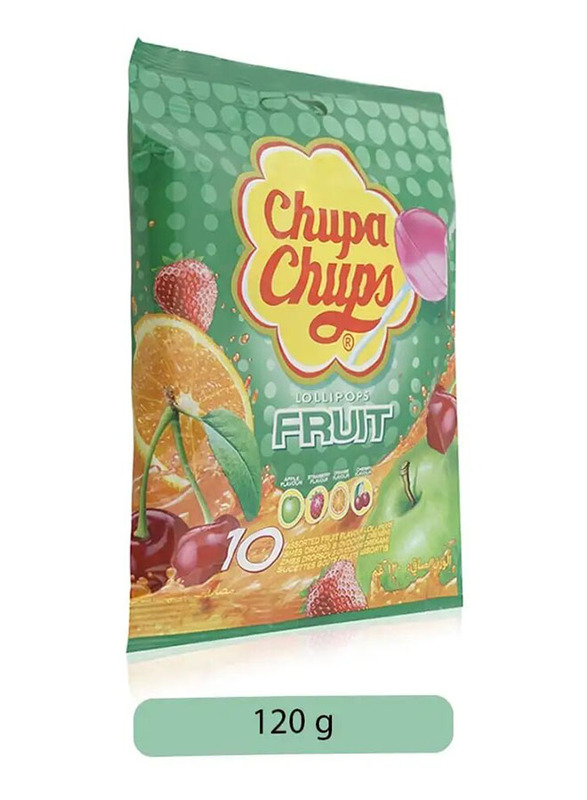 Chupa Chups Mixed Flavor Lollipops - 120g