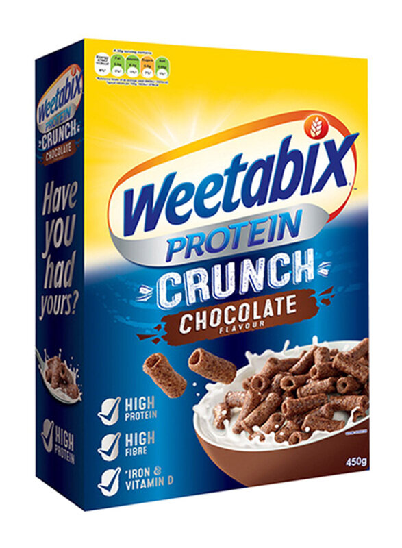 

Weetabix Protein Chocolate Crunch Wheat Cereals - 450 g