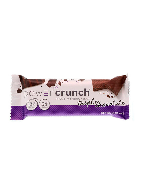 

Power Crunch Original Triple Chocolate Protein Bar, 40g