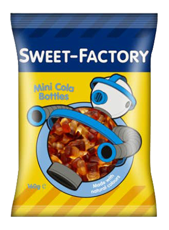 Sweet Factory Mini Cola Bottles, 160g