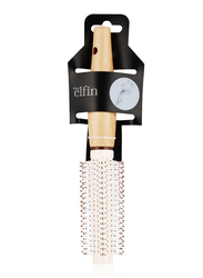 Elfin Hair Brush, White/Brown, 1 Piece