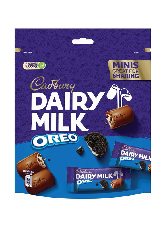 

Cadbury Dairy Milk Oreo Minibag, 159.5g