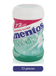 Mentos White Sugar Free Spearmint Chewing Gum, 72 Pieces