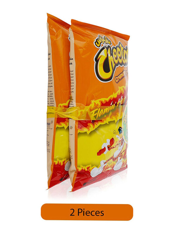 

Cheetos Crunchy Flaming Hot Snack - 2 x 205g