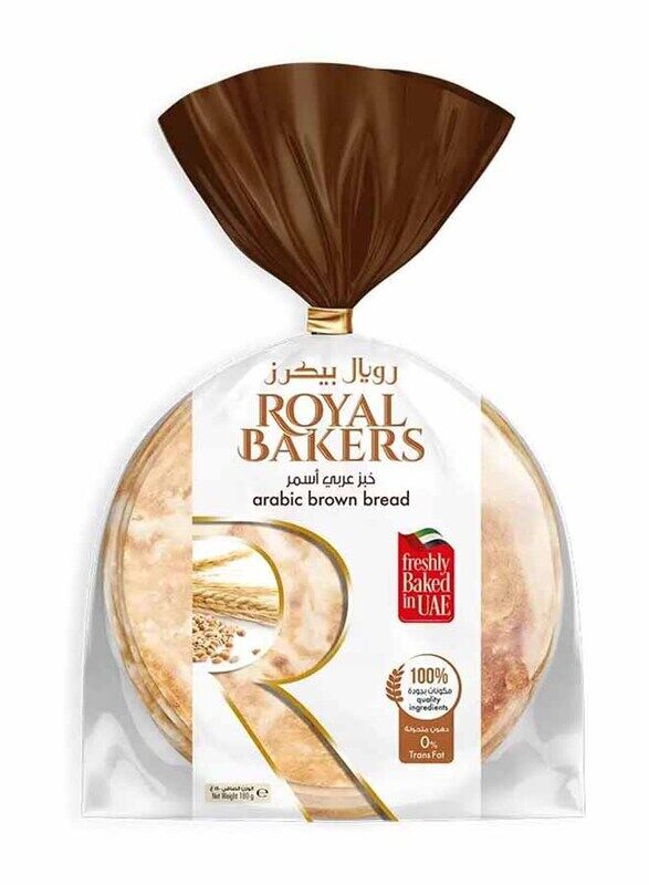 

Royal Bakers Arabic Brown Bread, 180g