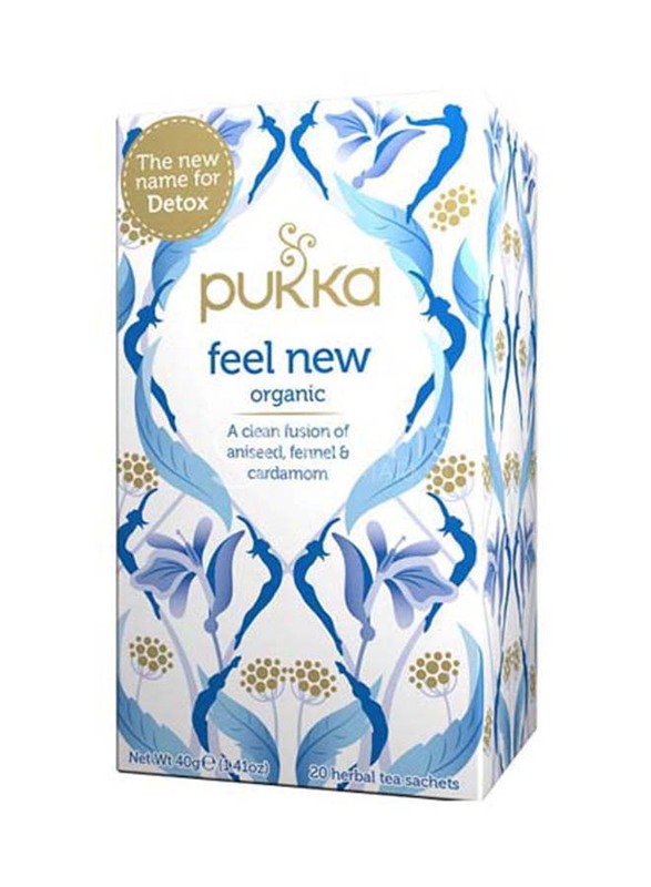 

Pukka Feel New, Organic Herbal Tea with Aniseed, Fennel & Cardamom - 20 Tea Bags