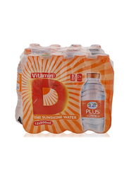 Al Ain Plus Vitamin D Water Bottle - 12 x 500ml