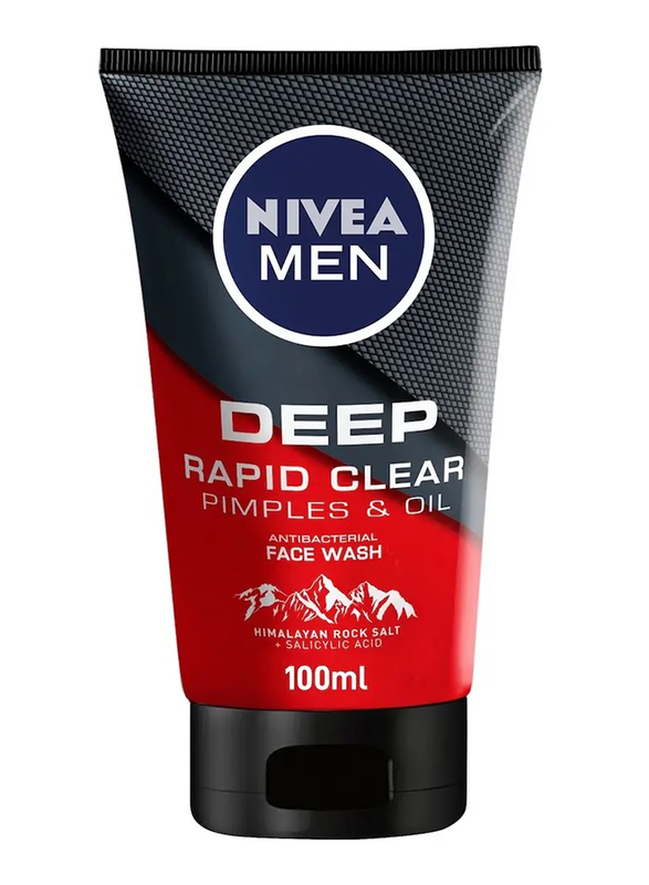 Nivea Men Face Deep Pimples & Oil Face Wash, 100ml