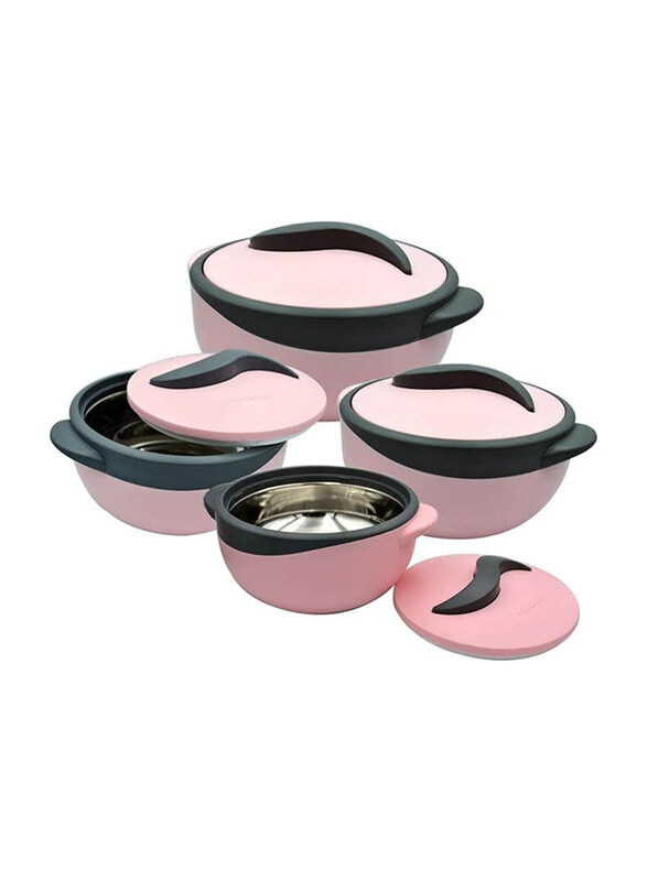 

Winsor Insulated Casseroles Set with Lid, 4 Pieces, Multicolour