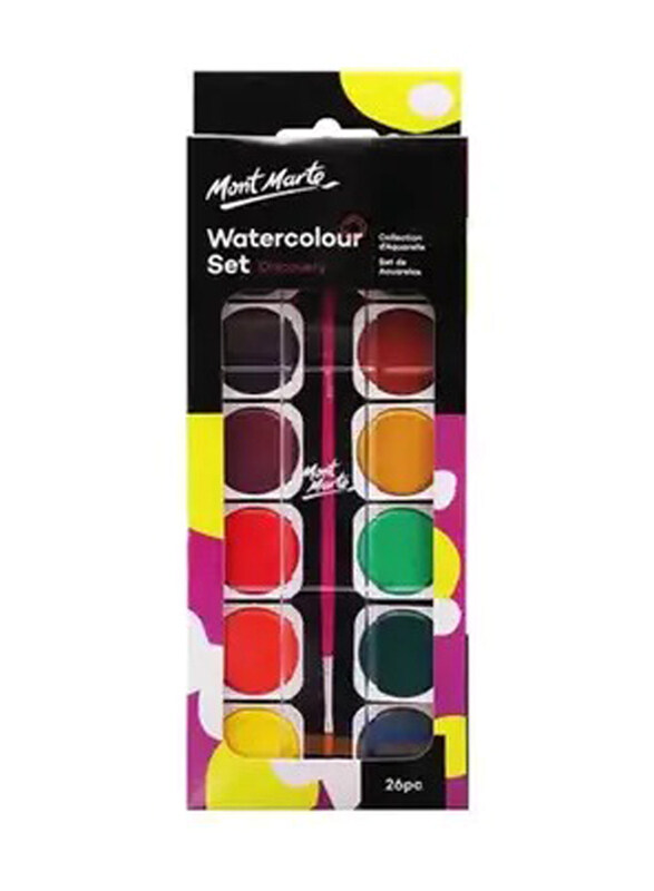 

Mont Marte Studio Watercolour Painting Set, 26 Pieces