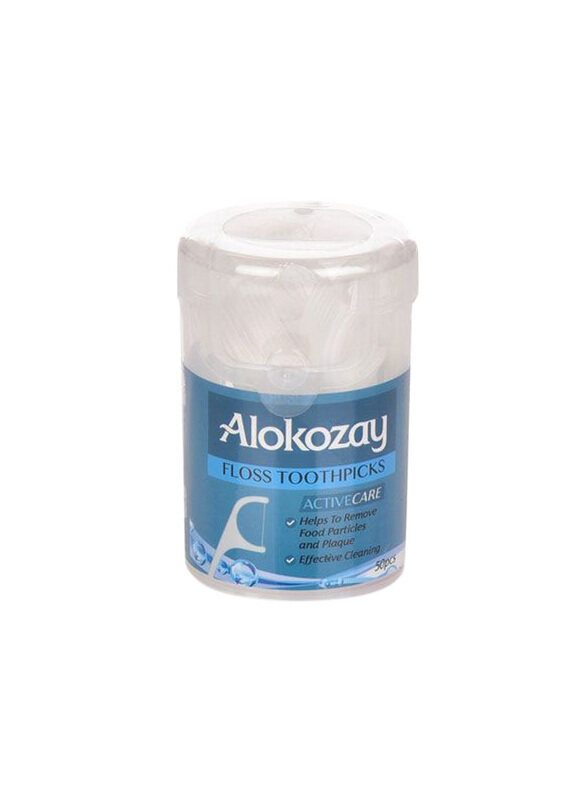 

Alokozay Dental Floss Toothpicks, 6 x 24 x 50 Pieces