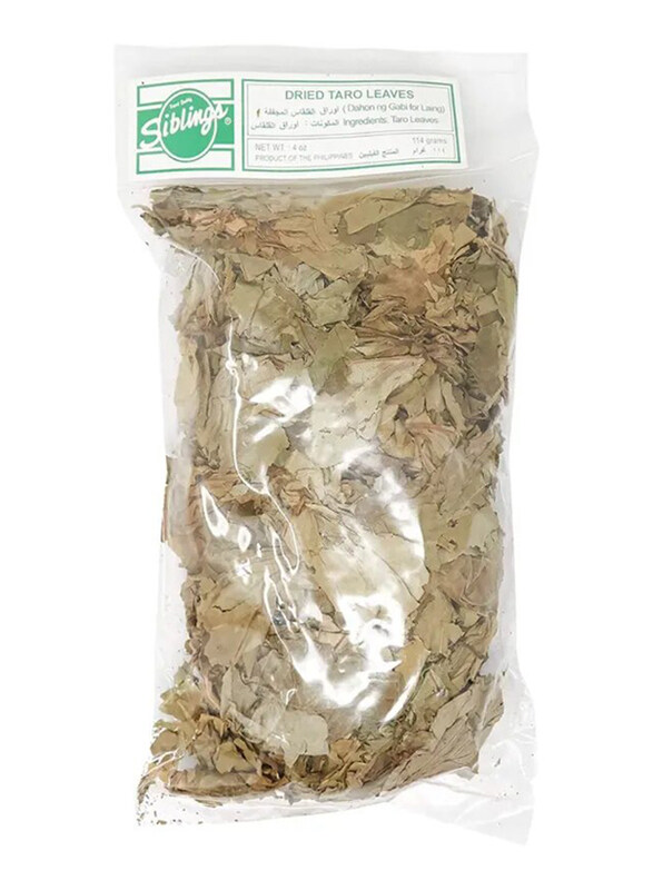 

Siblings Dried Taro Leaves, 4oz