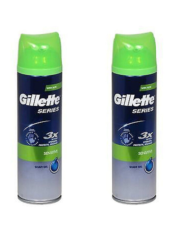 

Gillette Series Sensitive Shaving Gel, 2 Pieces